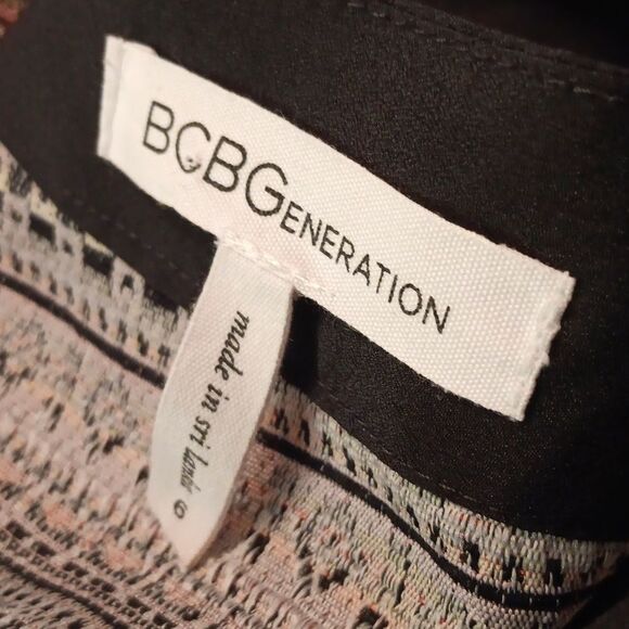 BCBGeneration Woven Fit and Flare Dress. Halter, Boho. - Picture 13 of 16